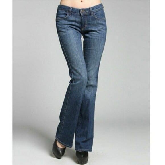 James Cured by Seun Denim - James Cured by Seun Y2K Dry Aged Denim Medium Wash Boot Cut Light Stretch - 28